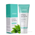 Skin Care Custom Reduce Dead Skin Clean Pores Daily Use Green Tea Dead Skin Peeling Face Exfoliator Gel
